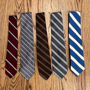 4 Silk brooks brothers silk ties.